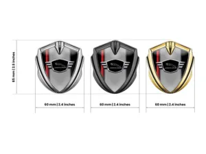 Jaguar Emblema Silicone Badge Look Moderno Stile High-End